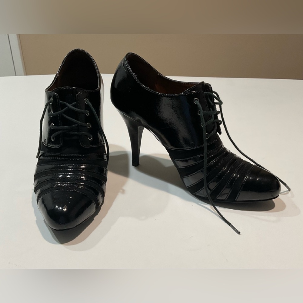 🌼🌼Víctor Alfaro All Leather / Suede, Leather Lined Black Ankle Booties, 7.5
